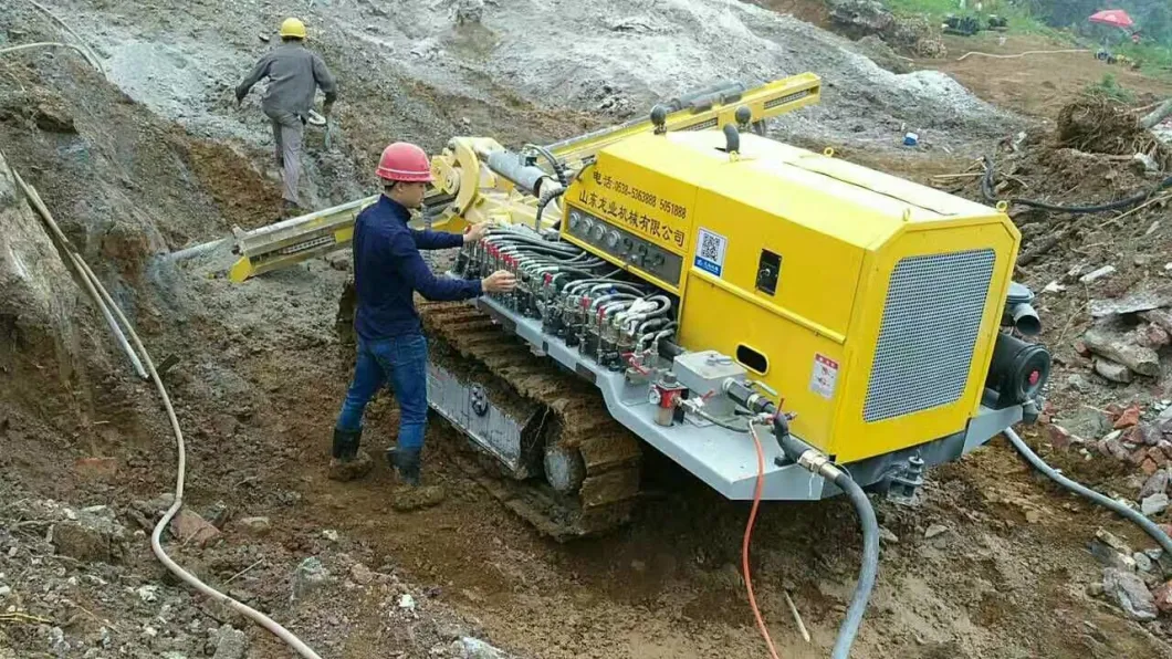 New Design Portable Ground Anchor Drilling Rig Machine with 30m Drilling Capacity